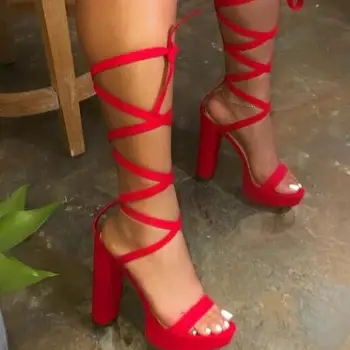 Banket flip flop ženske poletne sandale nov prečni trak visoke pete seksi ženske sandale na prostem divje moda priložnostne copate 2020