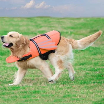 Pes rešilni Jopiči Edinstveno Krilo Design Pet Flotacijo Življenje Telovnik z Ročajem za Mala Srednja Velika Velikost Psi HKS99