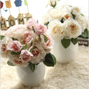 Rose šopek Brezplačna Dostava doma dekoracijo Priljubljen poročni šopek