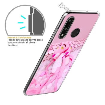Pregledna Soft Pink Panther Moda za Huawei P Smart Ž S Plus 2019 2020 Nova 2i 2 Lite 3 3e 4 4e 5i 5T 7i Primeru Telefon