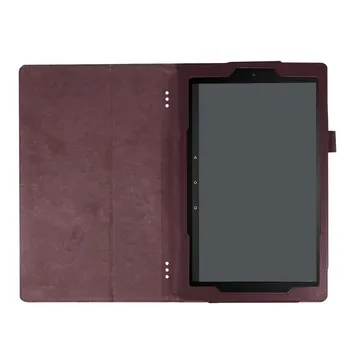 HD10 primeru za Amazon kindle Novo gasilsko HD10 2017 Tablet Novo Lizhi Design Luksuzni Grand Knjigo Stati Usnje Primerih + Pisalo