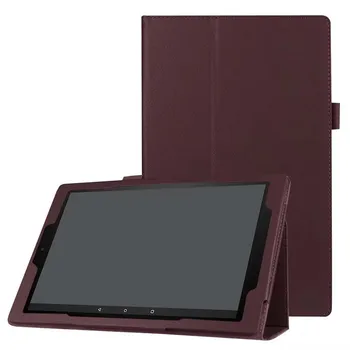 HD10 primeru za Amazon kindle Novo gasilsko HD10 2017 Tablet Novo Lizhi Design Luksuzni Grand Knjigo Stati Usnje Primerih + Pisalo