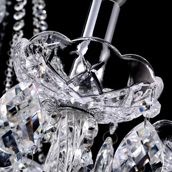 Sodobni led lestenec za kuhinjo Spalnica Stekla K9 Kristalno stropni lestenec za keramiko de cristal Dom dekoracija žarnice pendientes