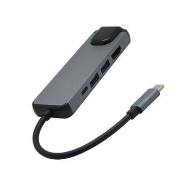 8 V 1, USB Tip C do HDMI, VGA, Utp Lan RJ45 Adapter za Macbook Air Pro USB-C Hub Card Reader USB3.0 Vrat