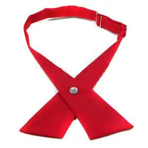 1pc Žensk Nastavljiv Bowtie Križ Kravato Unisex Poročno kravato ljubek Modni Design Moške