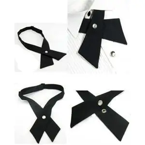 1pc Žensk Nastavljiv Bowtie Križ Kravato Unisex Poročno kravato ljubek Modni Design Moške