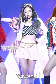 Kpop korejski Slaven isti korejski plesno predstavo Kariran telovnik belo srajco in roza krilo, dva kosa iz ženske poletje sladko 2 delni set