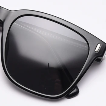 Veshion TR90 Acetat Velik Okvir sončna Očala za Moške Polarizirana Uv400 Kvadratnih sončna Očala za Ženske Zelena Rumena 2021 Visoke Kakovosti