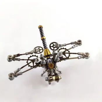 152Pcs Kovinski Insektov Puzzle Model Komplet 3D DIY Mehanske Dragonfly Skupščina Obrtne Model Stavbe Igrače Hobiji Otroci Darilo