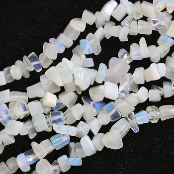 Novo white opal nezakonitih gramoza, kamna 5x7mm moda svoboden kroglice diy plemenito Nakit, izdelava 35