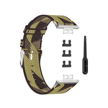Mehka Nylon Watchband Za Huawei Watch Fit Traku Original Smartwatch Band Platno Wriststrap Pas, zapestnica Pribor orodje