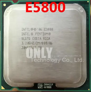 Brezplačna dostava intel Dual-Core E5800 CPU Procesor (3.2 Ghz/ 2M /800GHz) Socket 775 scrattered kosov