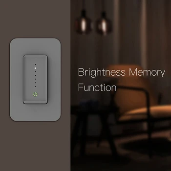 NAS WiFi Smart Luči stikalo za kratke luči Stikalo Tuya APP za Alexa Google Dom za Glasovni Nadzor,Ne Hub Zahteva