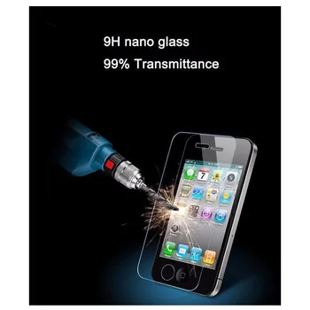 2.5 D Kaljeno Steklo Za iPhone5 Stekla Film Zaščitnik Zaslon Za iPhone 5S 9H Ultra-tanek Polno Kritje Zaščitno Steklo Lucent