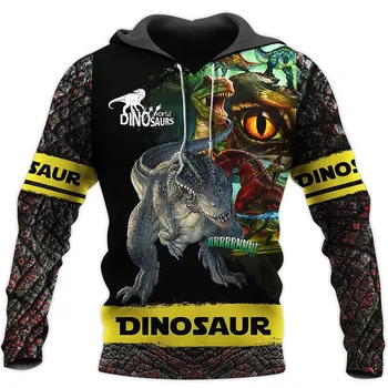2020 Živali Dinozavrov 3D Vsem Tiskane Majice Moške Ženske Priložnostne Hoodie Nov Modni Hip Hop Moda Vrhovi Hoodies