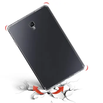 Pregledna Primeru Pokrovček za Samsung Tab 10,5 palca T590 T595 TPU Jasno Shockproof Tablet Zaščitne Lupine, Kože, Pokrov Dodatki