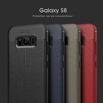 TUKE Primeru Telefon Za Samsung Galaxy S8 Kritje Shockproof Mehke Gume TPU Ohišje Za Samsung Galaxy S8 G9500 G950F Primeru G950 Fundas