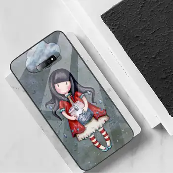Lepe risanke dekle Santoro Gorjus Telefon Primeru Kaljeno steklo Za Samsung S6 S7 rob S8 S9 S10 e plus note8 9 10 pro