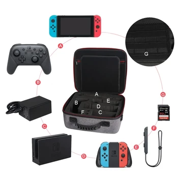 Za Nintendo Stikalo Potovanje Primeru, Izvajanje Izvajanje Pokrov Za Shranjevanje Vrečk Vse Igre Škatle Dodatki Prenosni Zaščitna Vreča
