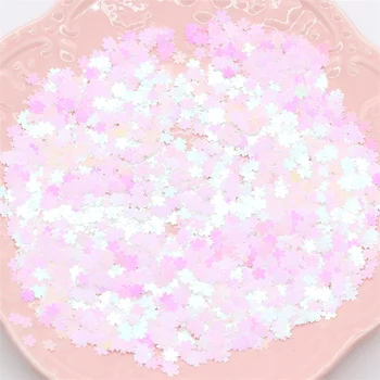 KSCRAFT 5mm Sakura Obliko Sequins PVC Ravno za DIY Kartico, zaradi Česar Obrti Barvna Kolekcija