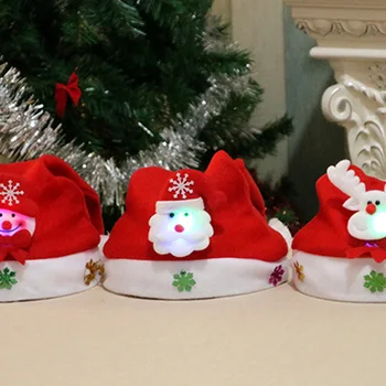 Novo Vesel Božič Odraslih Otrok Led Sveti Skp Santa Claus Snežaka Elk Otroci Klobuk Božič Darilo