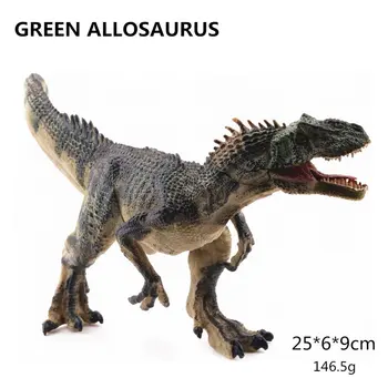 Simulacija Allosaurus Veren Dinozaver Model Igrača Figur figuric Doma Dekor Izobraževalne Igrače za Otroke