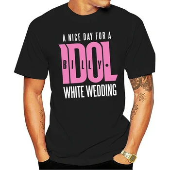 Billy Idol Mens Whitewedding T-shirt Dobre Kakovosti blagovne Znamke Bombažno Majico Poletje Slog Kul Majice