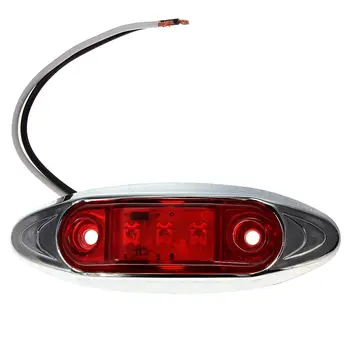 12V LED Strani Marker Potrditev Lahka Nepremočljiva Za 12V Tovornjak Priklopnika Avto Oranžna/Bela/Rdeča