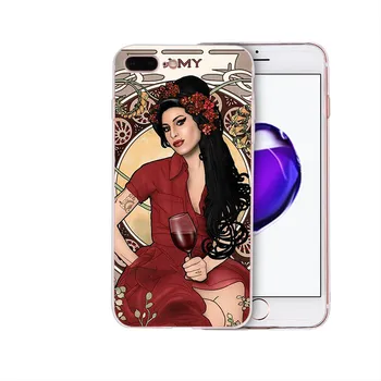 Amy Winehouse Mehko telefon primeru za iphone xr x xs max silikonski pokrovček za Apple 7 plus 8 6s 6 Coque 5s 5 mp 10 pevka lupini Funda