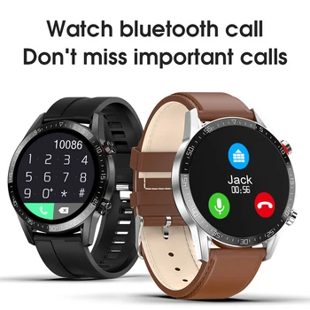 L13 Poslovni Smart Gledajo Moški Ženske Bluetooth Klic IP68 Vodotesen EKG Tlak, Srčni utrip, Fitness sports Tracker Smartwatch 2021