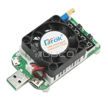USB inteligentni nadzor temperature elektronski obremenitev DC 4~ZA 25,0 V 25 W USB Vstavite Tester/inteligentni Krmilnik z Hladilni Ventilator