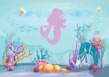 Deklica morska deklica koralni cvet pod morjem ozadju Visoke kakovosti Računalnik tiskanje stranka foto ozadje