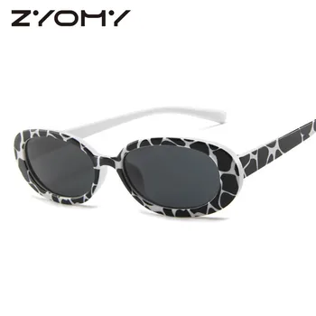 Q Gafas Oculos De Sol Ovalne Moški Ženske Modna sončna Očala blagovne Znamke Classic Oblikovalec sončna Očala Majhen Okvir Vožnje Očala UV400